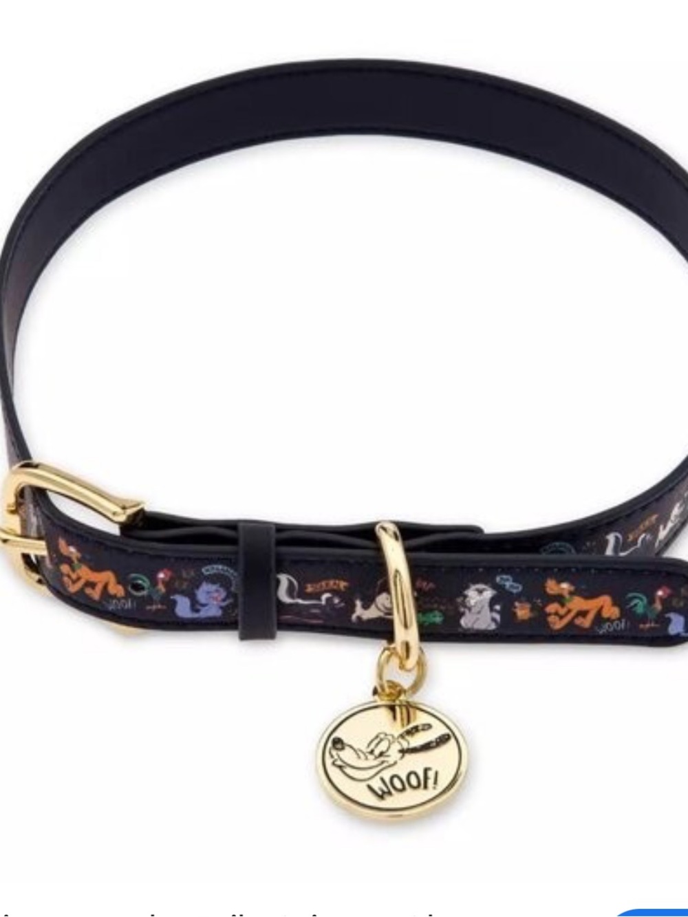 Disney Parks Tails Critters Chaos Dog Collar Pet Accessory Medium size Collar